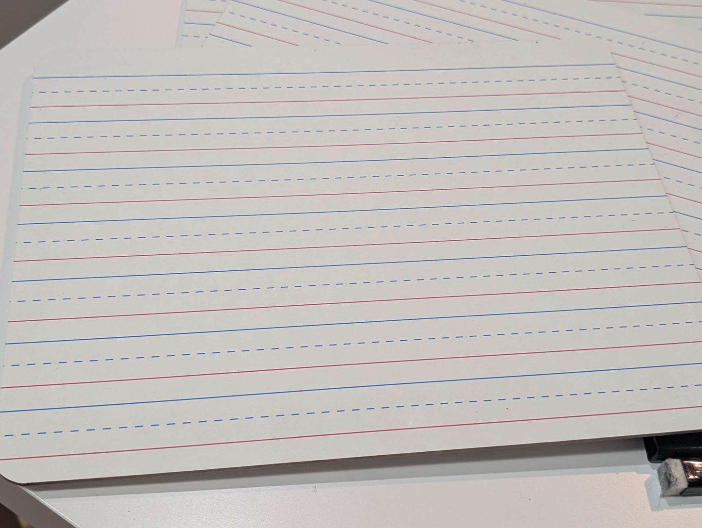 6 Handwriting practice dry erase boards