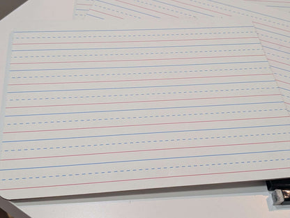 6 Handwriting practice dry erase boards