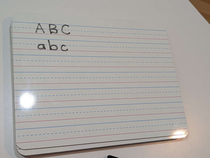 6 Handwriting practice dry erase boards