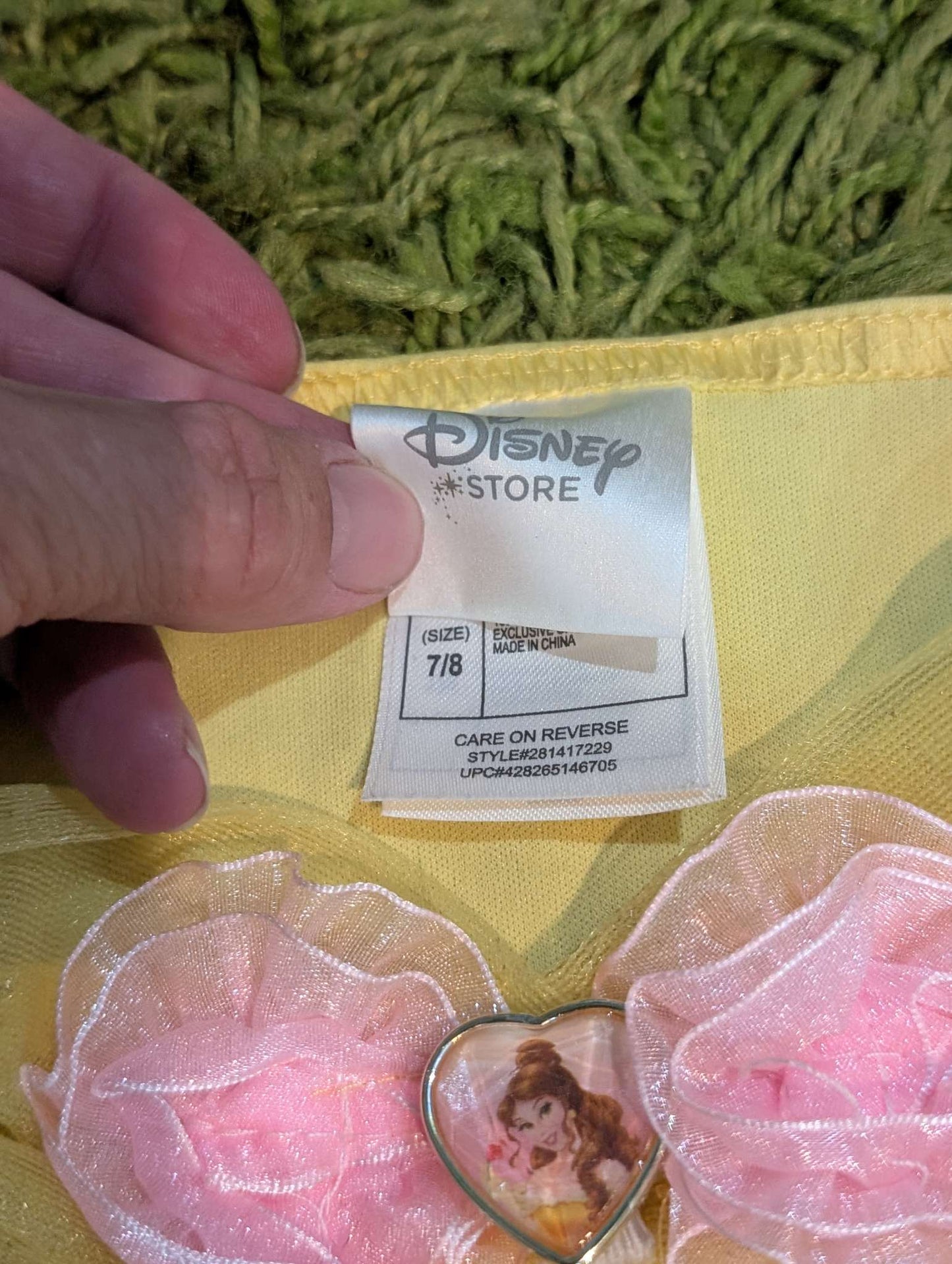Disney Store Belle Princess Dress Size 7/8, Kids 7