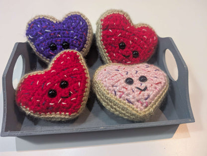 Handmade heart cookie toys