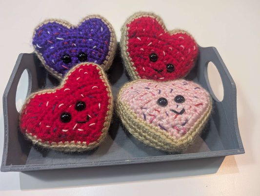 Handmade heart cookie toys