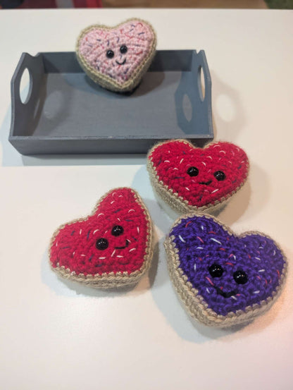 Handmade heart cookie toys