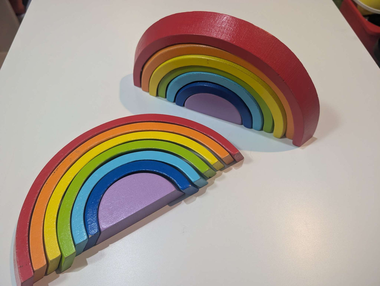 Wooden stacker toy