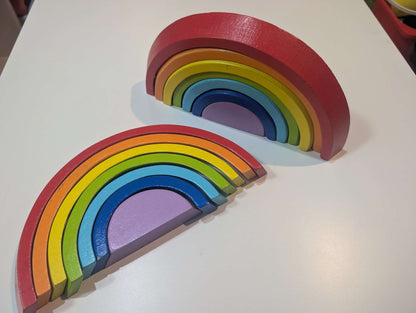 Wooden stacker toy