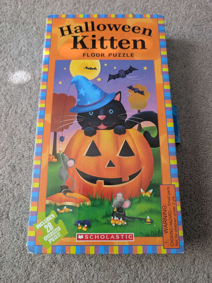 Halloween Kitten Floor Puzzle