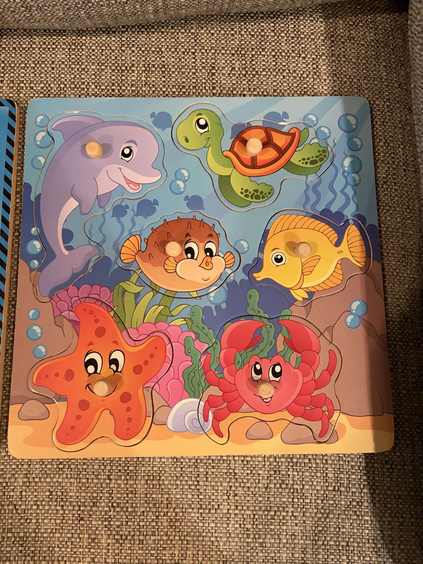 Sea Animal Peg Puzzles
