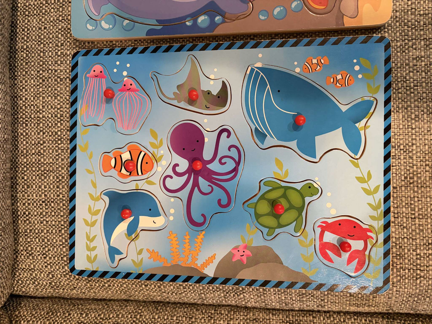 Sea Animal Peg Puzzles