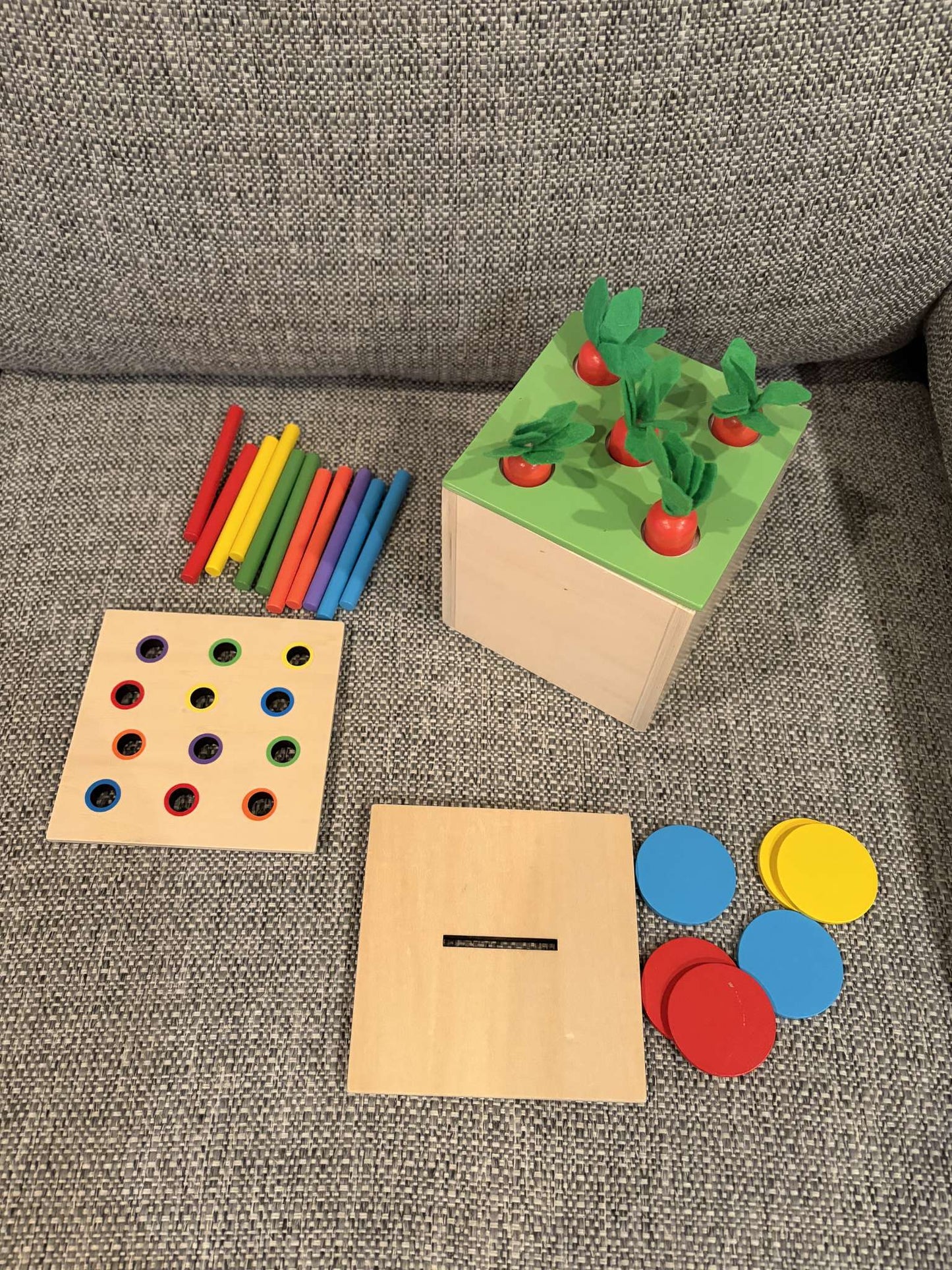 Montessori 4 in 1 Wooden Play Kit
