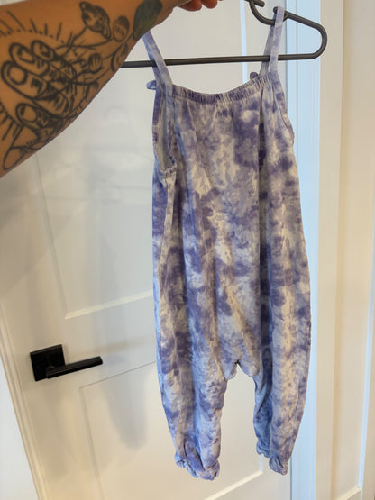 purple tie-dye romper, 12-18M , Kids 18 Month (12-18M)