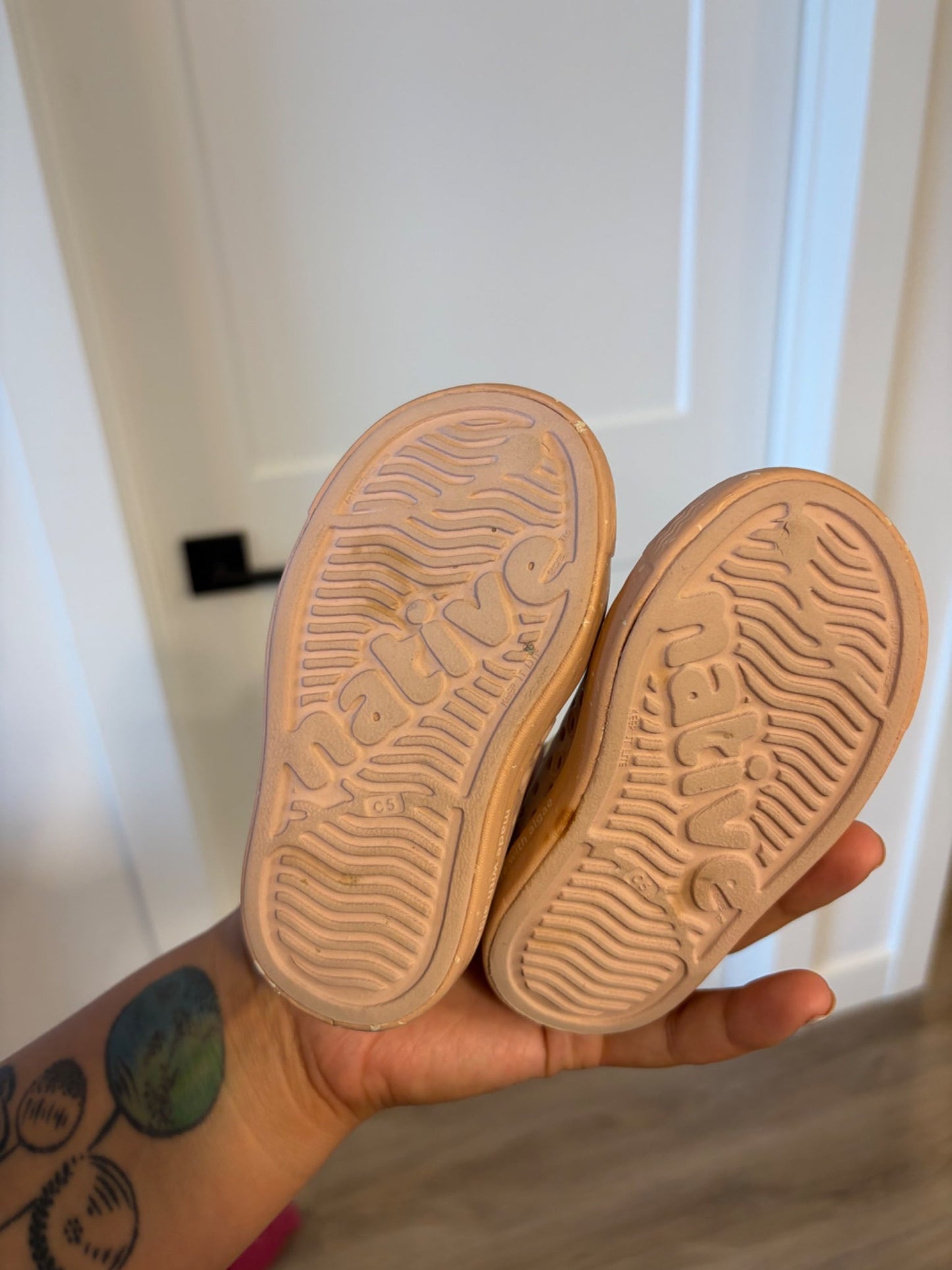 5C Native toddler slip ons , Shoes 5 (Walkers:12-24 mth)