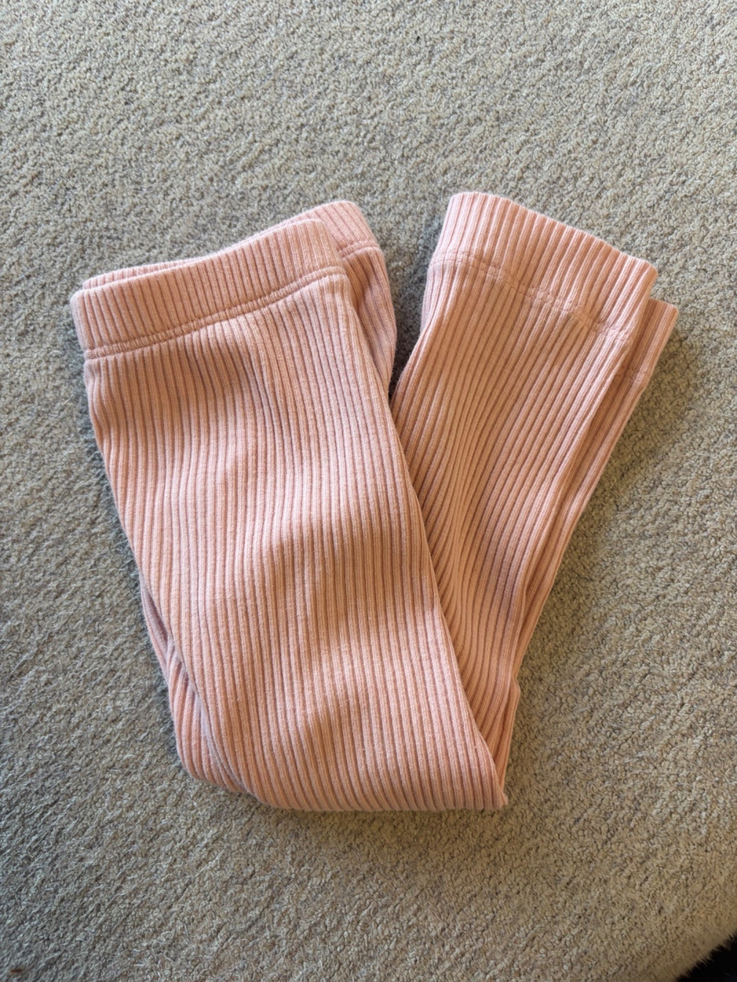 pink ribbed leggings, old navy, 12-18M , Kids 18 Month (12-18M)