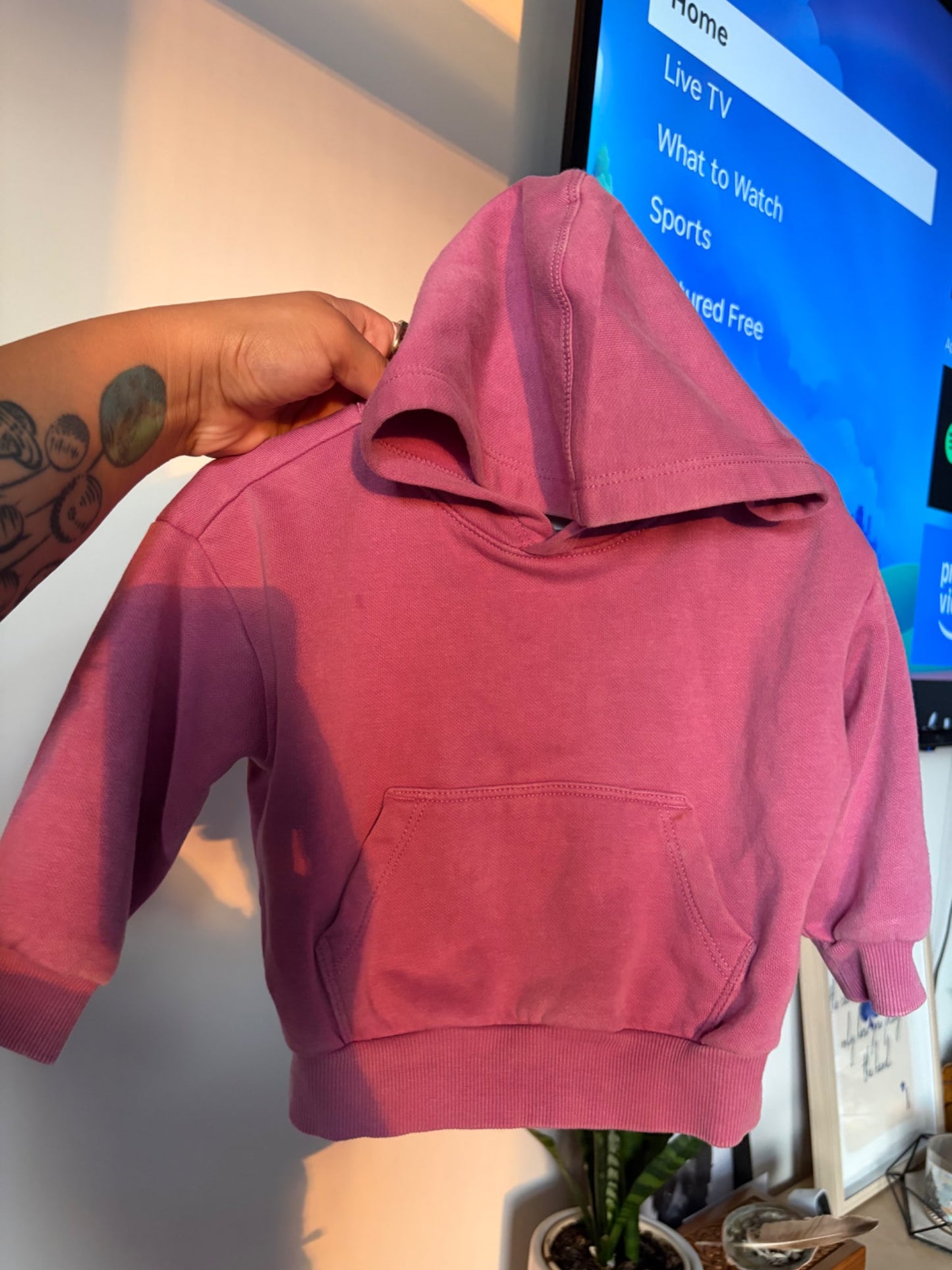Boxy toddler girls/ boys hoodie , Kids 18 Month (12-18M)