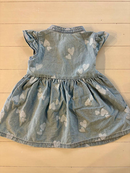 Denim Dress, Kids 9 Month (6-9M)