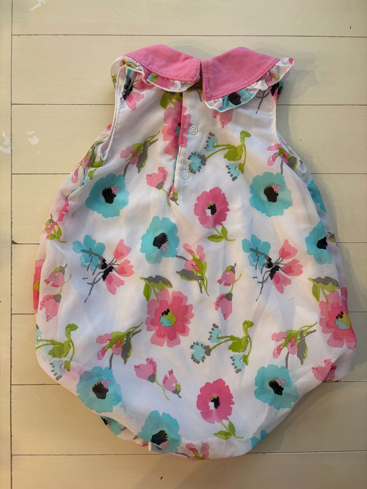 Floral Romper, Kids 9 Month (6-9M)