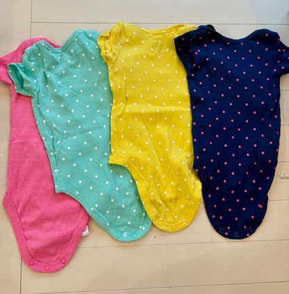 Short Sleeved Body Suites, Kids 6 Month (3-6M)