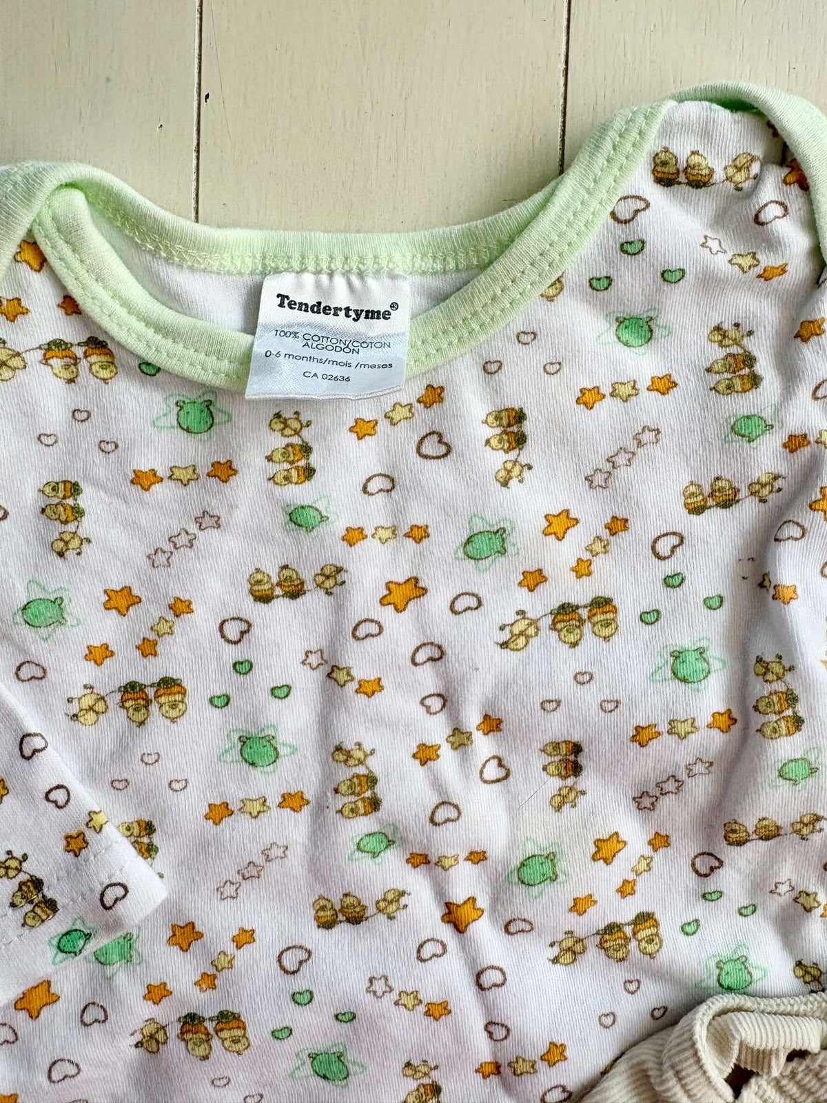 Teddy Bear Overalls Outfit, Kids 3 Month (0-3M)