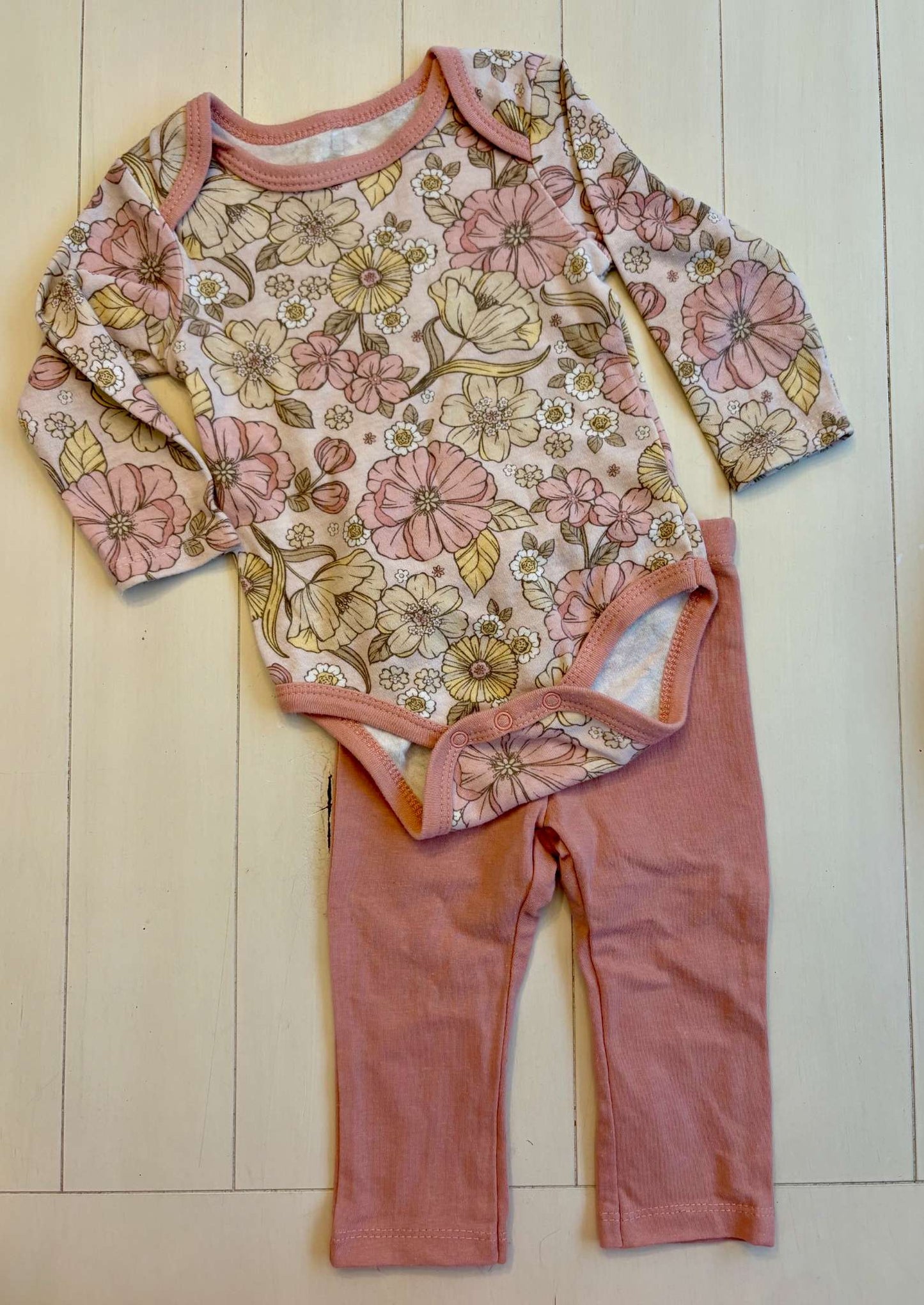 Floral Outfit, Kids 6 Month (3-6M)