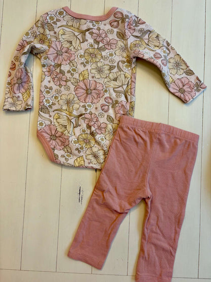 Floral Outfit, Kids 6 Month (3-6M)