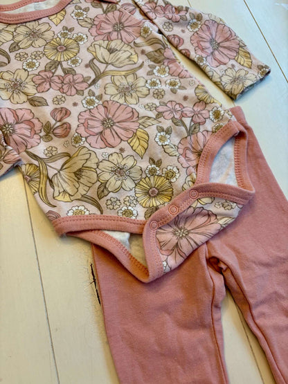 Floral Outfit, Kids 6 Month (3-6M)