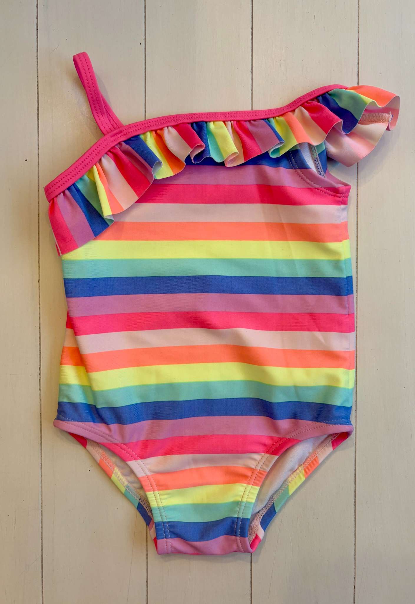 Striped Bathing Suit, Kids 9 Month (6-9M)
