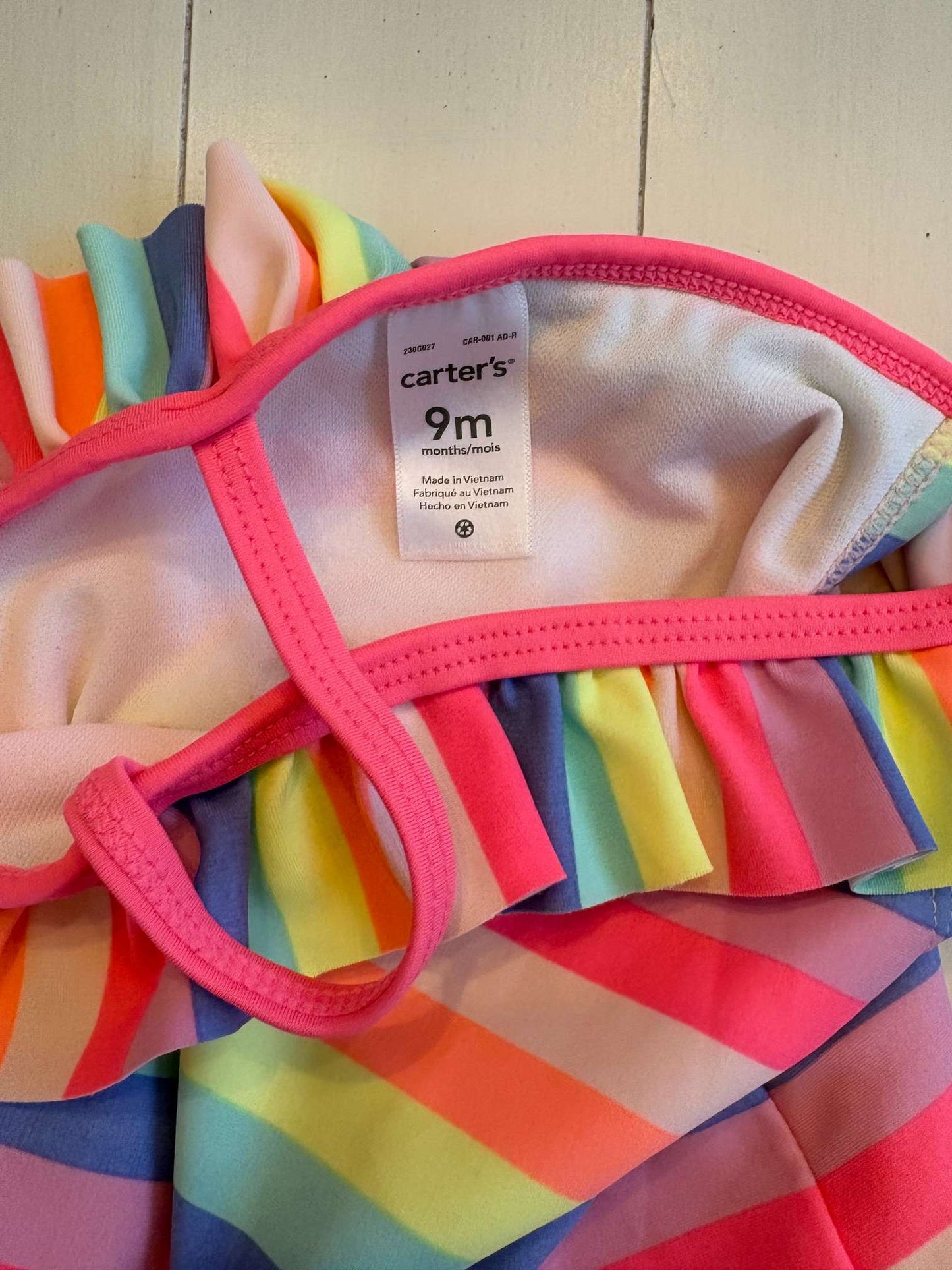 Striped Bathing Suit, Kids 9 Month (6-9M)