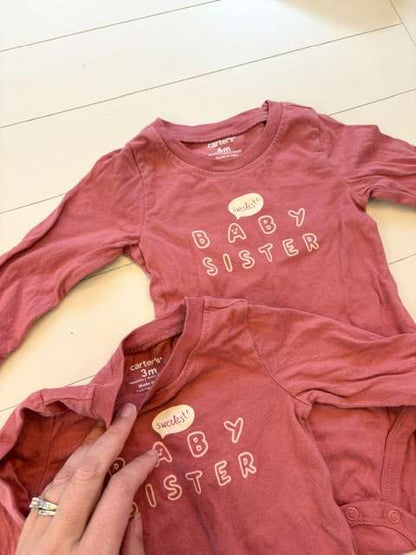 Baby Sister - 3 & 6 months, Kids 3 Month (0-3M)