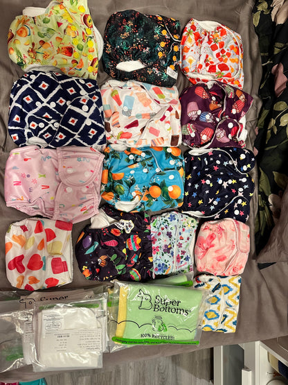 Reusable cloth diapers