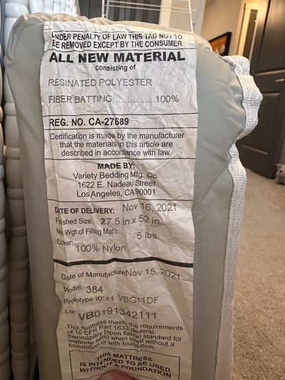 Crib mattress