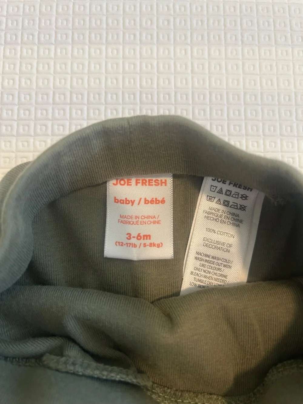 Joe Fresh baby pants, Kids 6 Month (3-6M)