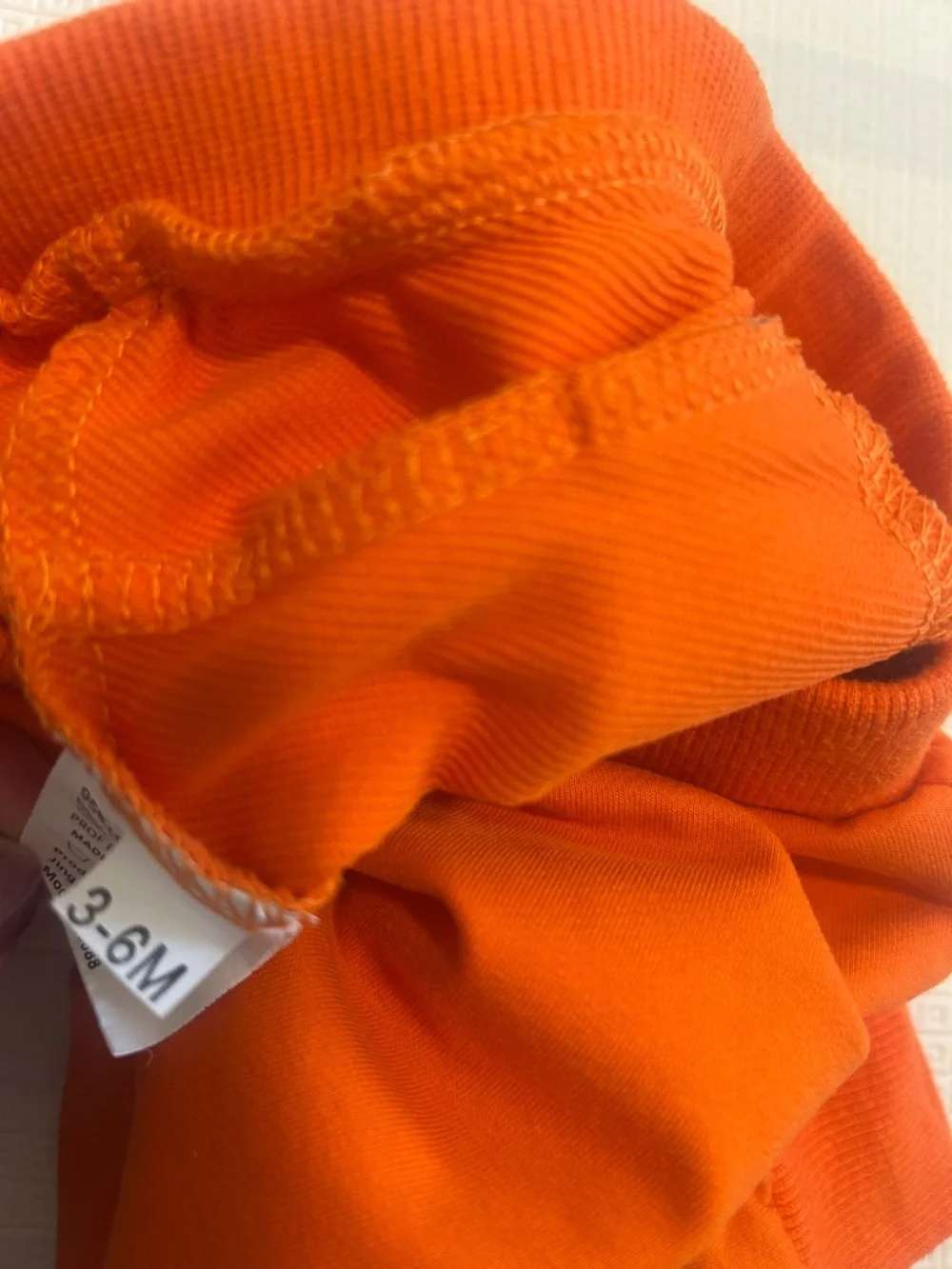 Orange baby pants, Kids 6 Month (3-6M)