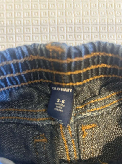 Old Navy baby blue jeans, Kids 6 Month (3-6M)