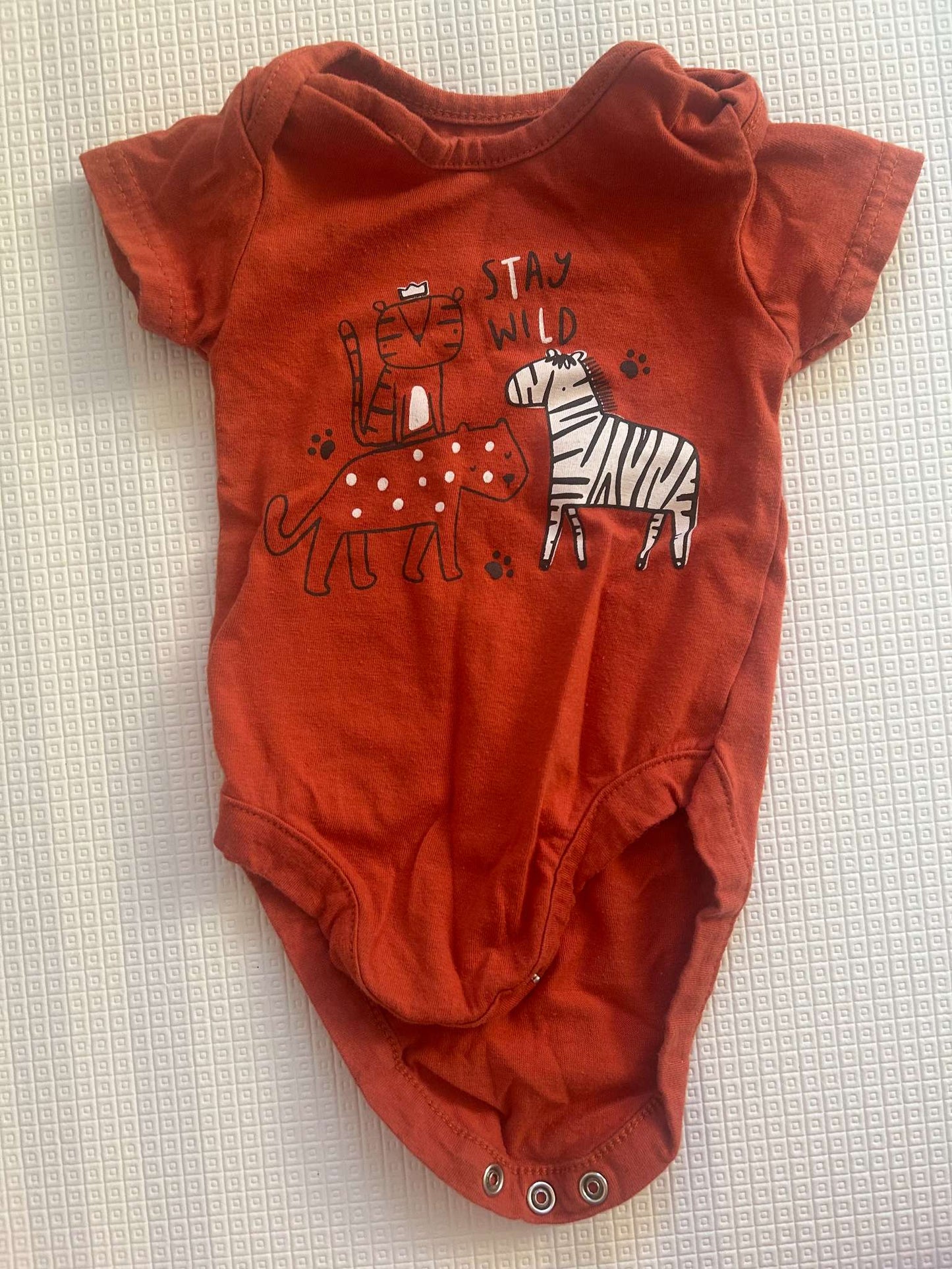 Baby Safari Animal Babysuit, Kids 6 Month (3-6M)