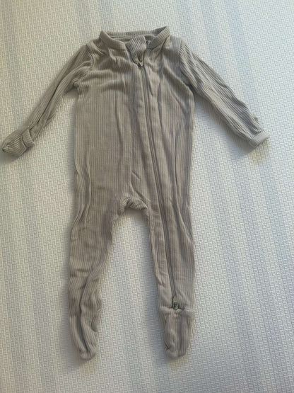 Kyte Baby Ribbed Footie, Kids 3 Month (0-3M)