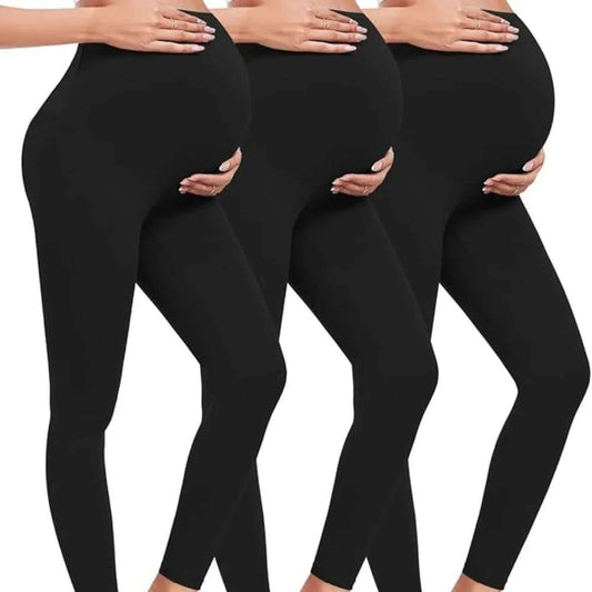 3 pairs of maternity leggings, Maternity S (4-6)