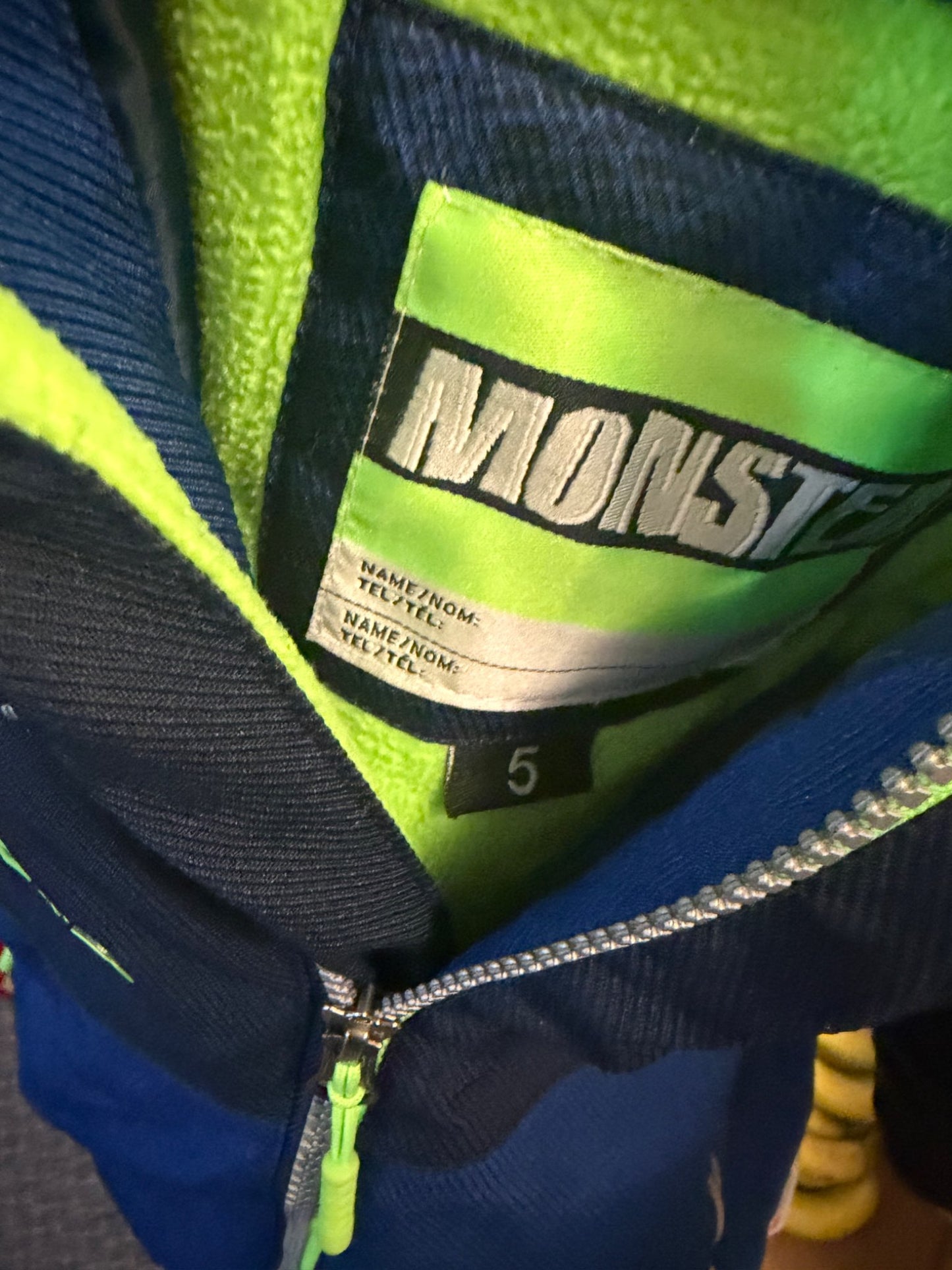Monster Winter Jacket + GAP’s toque , Kids 5/5T