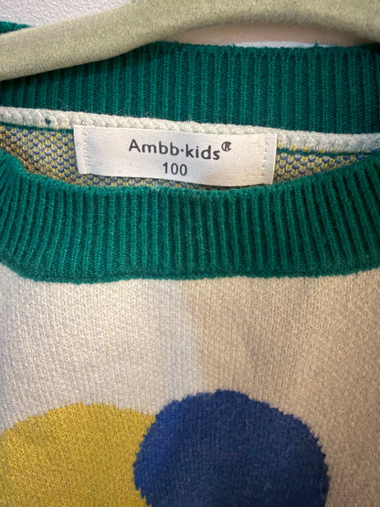 Ambb-Kids Polka Dots Sweater, Kids 4/4T