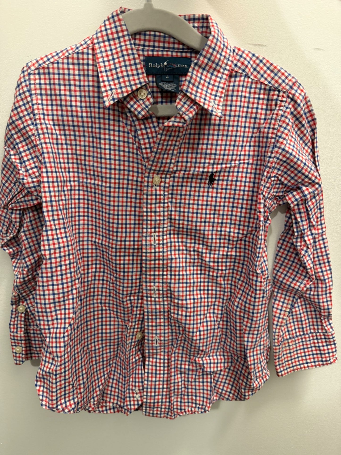 Squares pattern shirt - 4T, Kids 4/4T