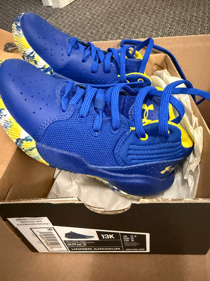 Under Armour Basketball Shoes, Shoes 13 (Kids:4-8yr)