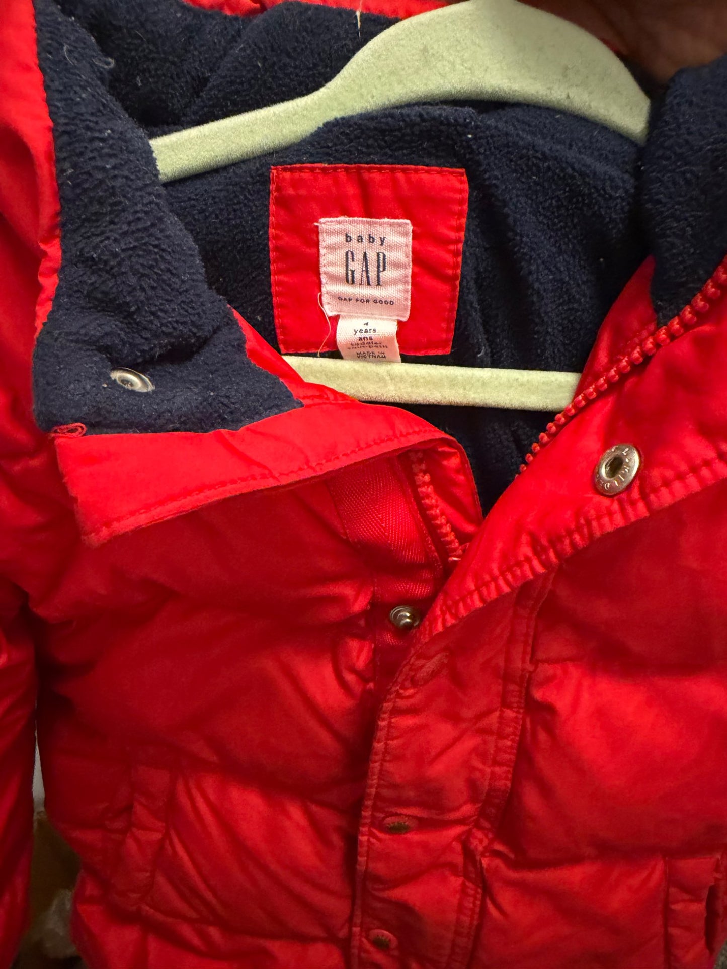 GAP 4 years old winter jacket, Kids 4/4T