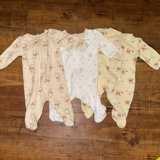 NB Winnie The Pooh Sleeper Bundle, Kids Newborn