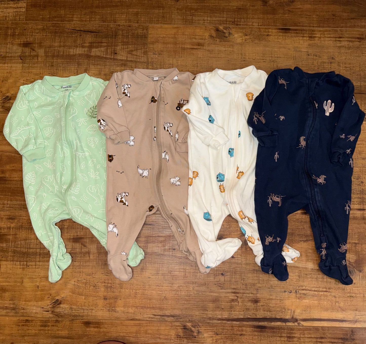 0-3M Pekkle Sleeper Bundle, Kids 3 Month (0-3M)