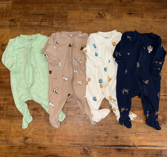 0-3M Pekkle Sleeper Bundle, Kids 3 Month (0-3M)