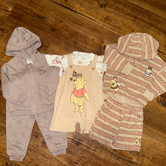 24M Winnie the Pooh Outfit Bundle, Kids 24 Month (18-24M)
