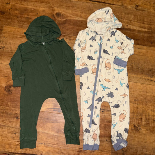 24M Hooded Romper Bundle, Kids 24 Month (18-24M)