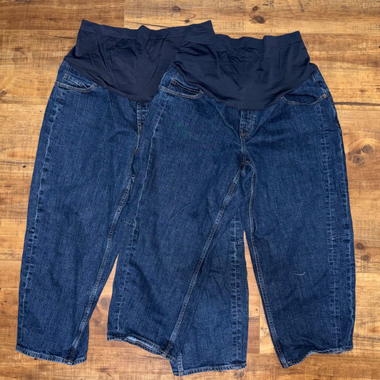 Old Navy Maternity Barrel Jeans, Maternity XL (16-18)