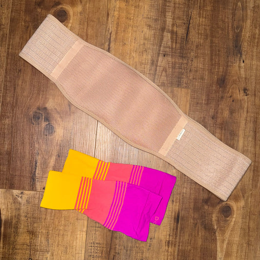 Maternity Belly Band & Compression Socks, Maternity L (12-14)