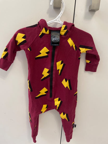 Whistle and flute lightening romper , Kids 9 Month (6-9M)