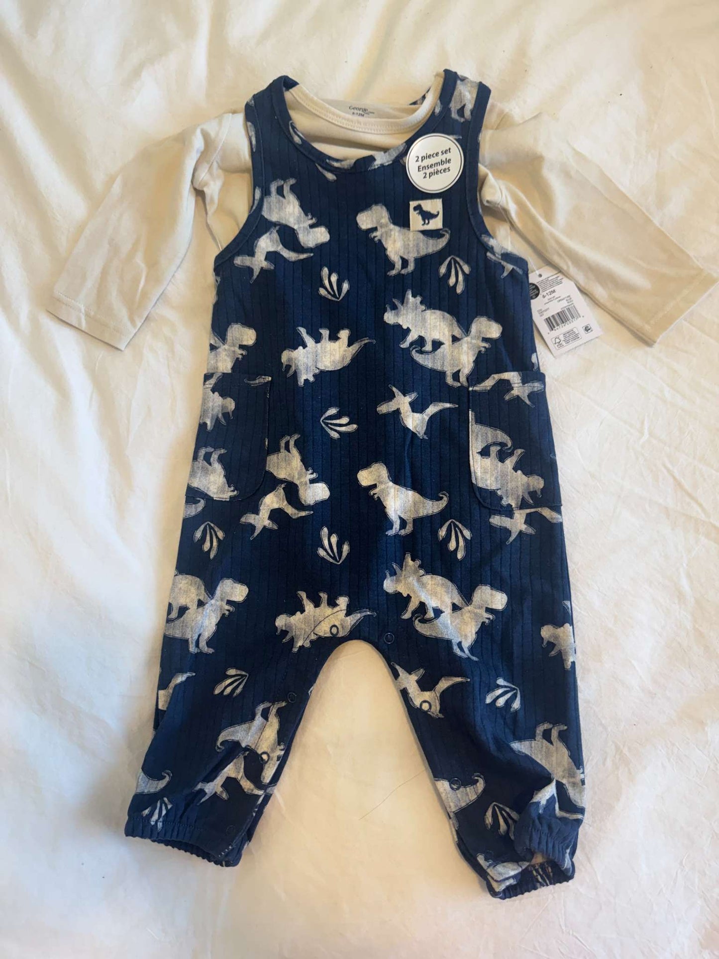 NWT Dino 2 Piece Set, 6-12mo, Kids 9 Month (6-9M)