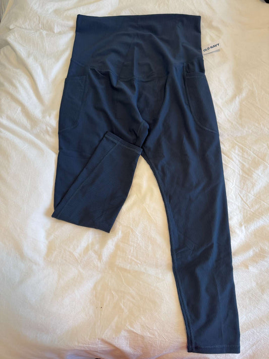 NWT Old Navy Maternity Ribbed Leggings, Maternity L (12-14)